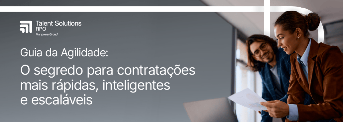 "Capa do guia 'Guia da Agilidade' com o subtítulo 'O segredo para contratações mais rápidas, inteligentes e escaláveis'." "Capa do guia 'Guia da Agilidade' com o subtítulo 'O segredo para contratações mais rápidas, inteligentes e escaláveis'."