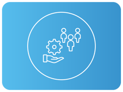 ícone linear - gerenciamento de pessoas ícone linear - gerenciamento de pessoas