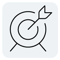 Icon - Alvo com flecha no centro. Icon - Alvo com flecha no centro.