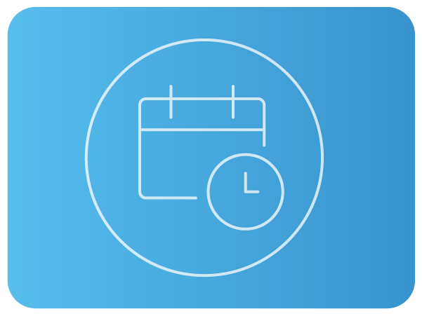 Ícone de calendário com relógio. Ícone de calendário com relógio.